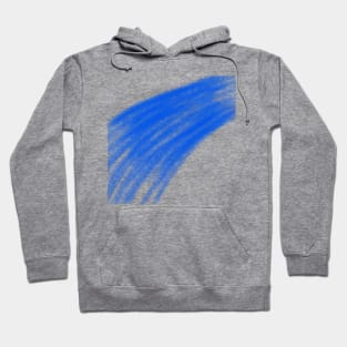 Blue watercolor abstract texture art Hoodie